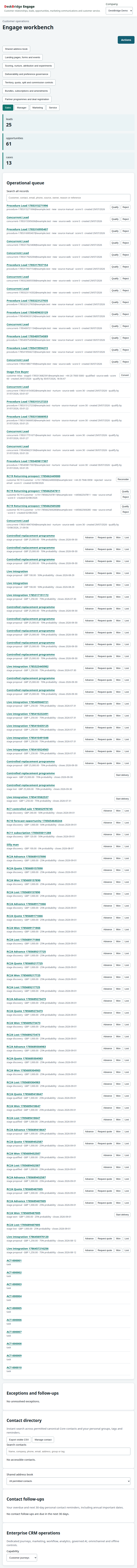 Engage validated release-candidate interface at Tablet 768px