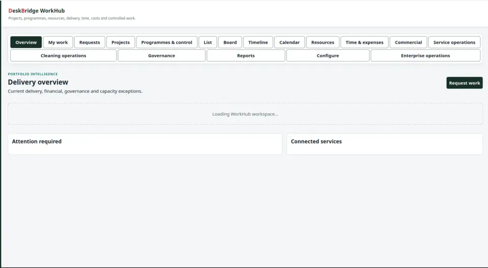 WorkHub interface preview
